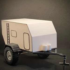 1/24, 1/18 scale, RC Car trailer, Camper trailer, RC car accessories, SCX24,TRX4m