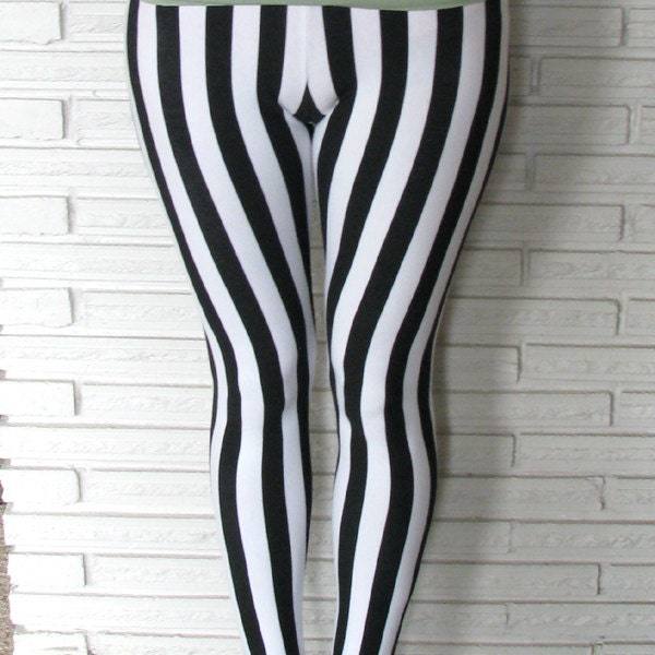 Vertical Stripe Leggings, Cirque Aerial Stirrup Pants, Made to Order