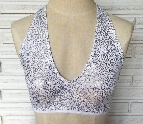 sequin halter top dance