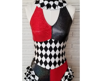 Harlequin Aerial Costume, made to order