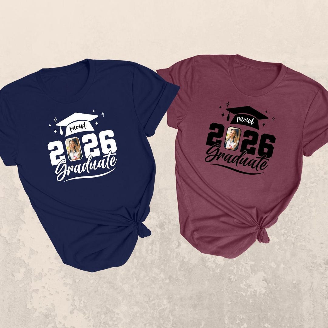 Graduate Transfer Custom Graduation 2026 DTF Transfer Ready to Press, Proud Graduate ...