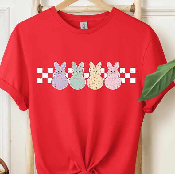 Checkered Peep Bunny Tee Checkered Peep Bunny Tee