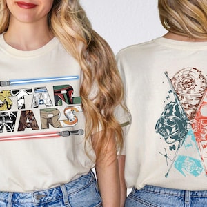 Vintage Classic Star Wars Comfort Color Shirts, Disney Classic Shirt, Disneyland Shirt, Disney Tee, Star Wars 2023 Shirt, Family Disney