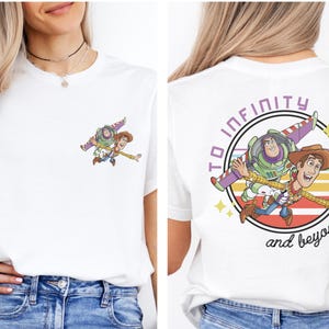 Toy Story To Infinity and Beyond Shirt, Buzz Lightyear Shirt, Sheriff Woody Shirt, Toy Story Birthday, Disney Friends Shirt