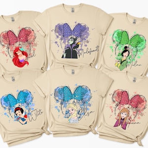 Disney Princess Shirt, Cinderella Sweatshirt, Snow White Tee, Little Mermaid Tee, Rapunzel Tee, Aurora Shirt, Moana Tee, Mickey Castle Shirt