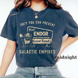 Comfort Colors® Ewok Endor National Park Protect Our Forest Shirt, Ewok Star Wars Shirt, Vintage Star Wars Forest Camp Sweatshirt