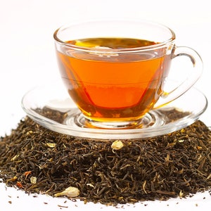 Tea Ginger Black Loose Leaf Hand Blended Tea 4 ounces