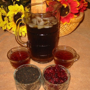 Tea Teabags 50 Cranberry black Hand Blended teabags image 5