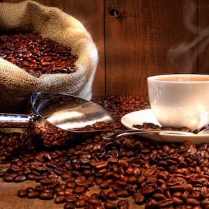 Coffee Decaffeinated Amaretto Flavored Coffee 4 ounces Whole Bean or Ground free image 2