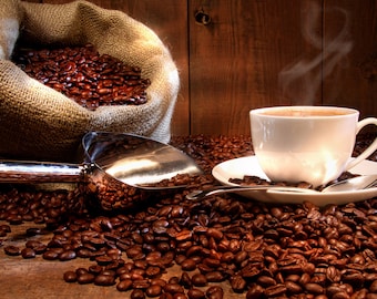 Café con sabor a ponche de huevo, 4 onzas, en grano entero o molido, gratis