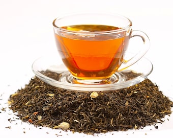 Tè speziato al sidro di mele Rooibos in foglie sfuse tè miscelato a mano 4 once