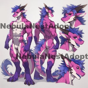 Fursona Adoptable, EXCLUSIVE x1 - Instant Download