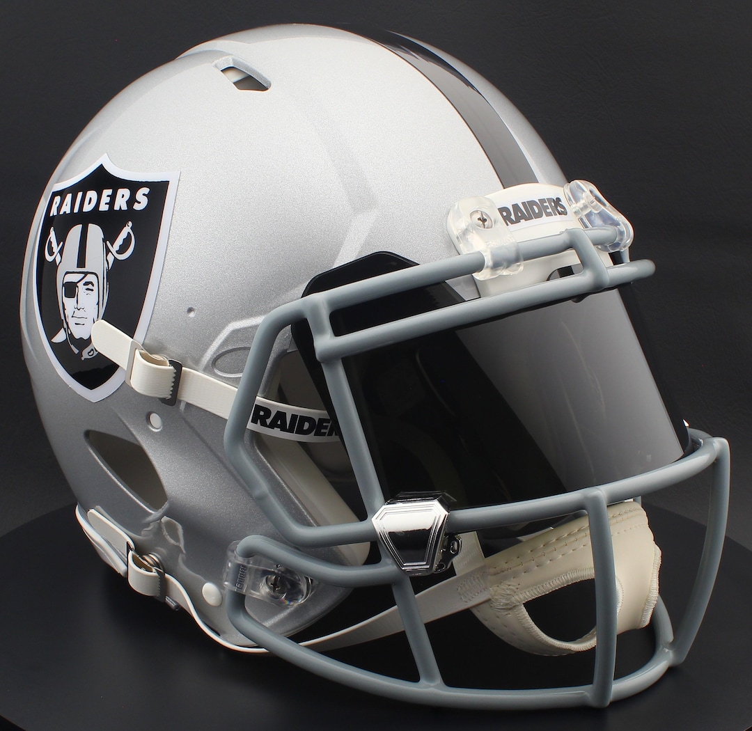 Las Vegas Raiders NFL Riddell Speed Full Size Replica Football Helmet ...