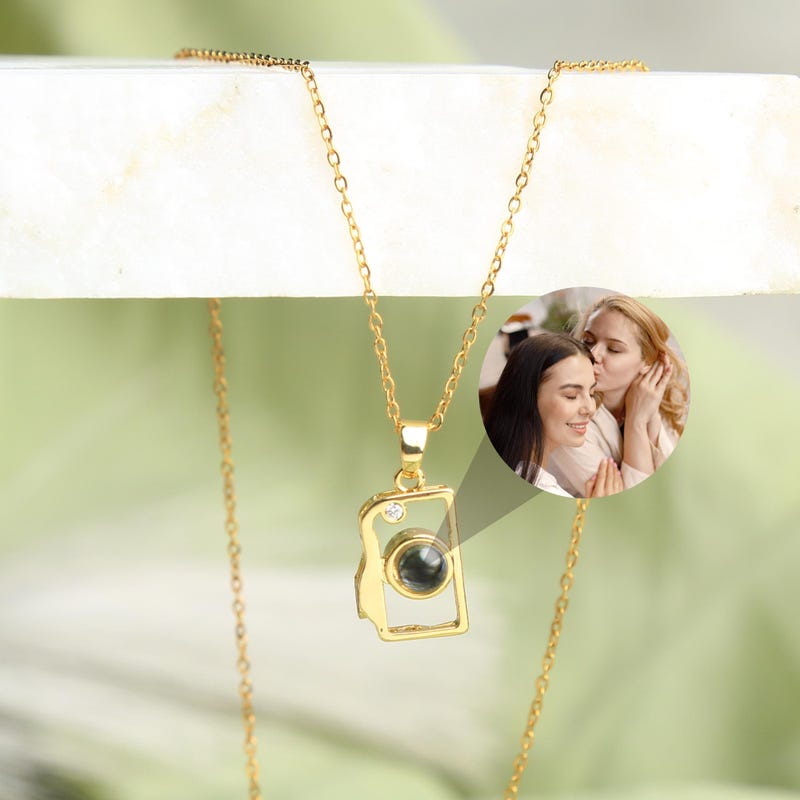 Custom Camera Necklace Etsy