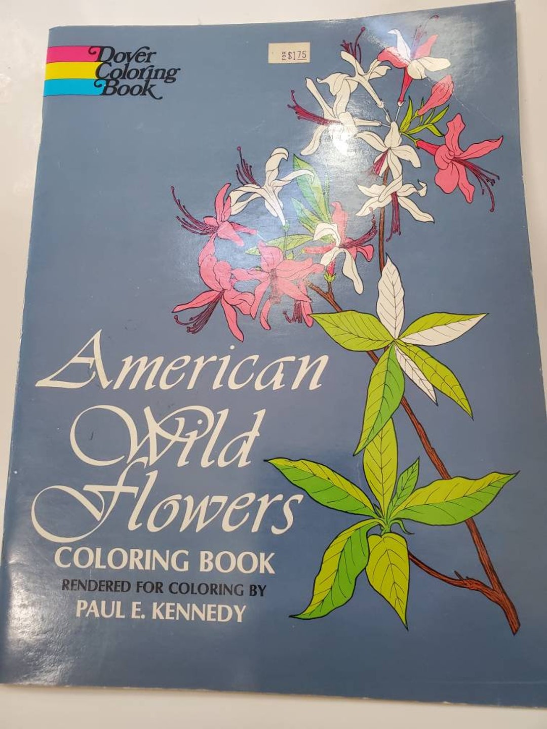 1971 Vintage Dover Coloring Book American Wild Flowers Rendered for ...