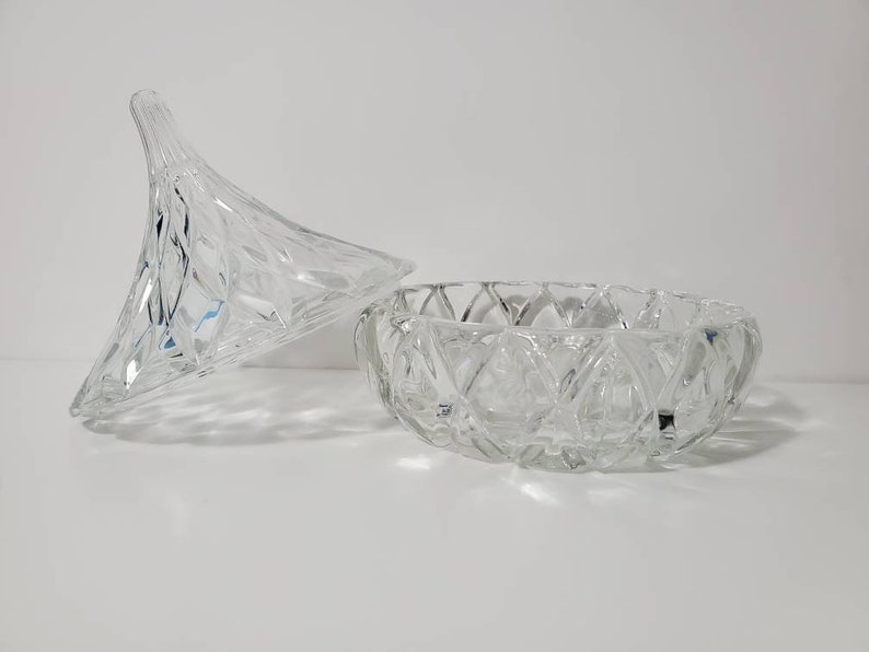 Hershey Kiss /candy Kiss / Candy Dish Godinger Dublin Crystal Etsy