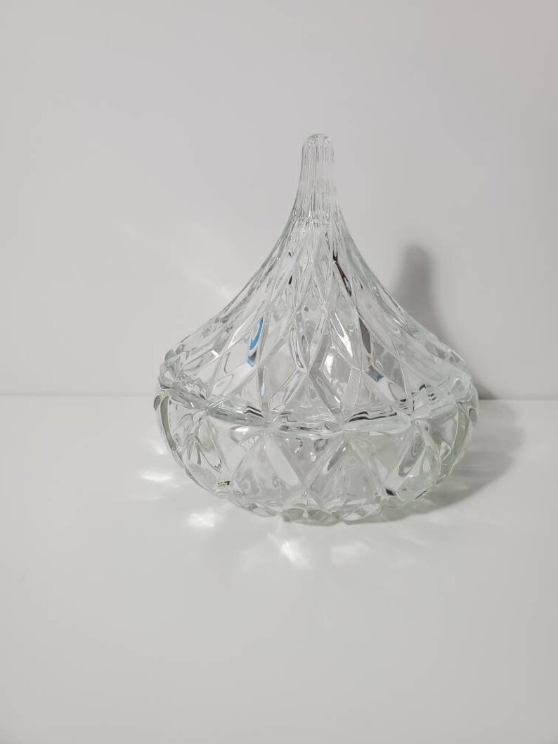 Hershey Kiss /candy Kiss / Candy Dish Godinger Dublin Crystal Etsy