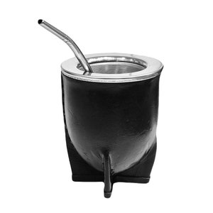 304 ステンレススチール アルゼンチン イェルバ マテ カップ ストロー付き ティー ひょうたんカップ ボンビージャ マテ (ストロー) マテ アルヘンティーノ テルミコ