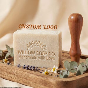 Custom Soap Stamp - Soap Mold, Soap Signature, Business Logo Stamp, Birthday Gift For Daughter,Mother's Day Gift