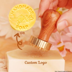 Custom Soap Stamp - Soap Mold, Soap Signature, Business Logo Stamp, Birthday Gift For Daughter