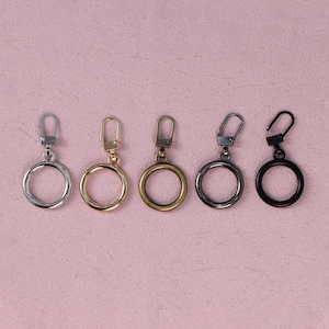 Tirador de cremallera con deslizador y tirador de cremallera con anilla circular, kit de reparación instantánea de cremalleras, tiradores de cremallera para bolsos, reemplazo para bolsos.