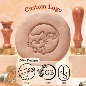 Custom Pottery Stamp: Personalized Clay Monogram Stamp, Brass Ceramic Stamps, Friends Birthday Gift, Pottery Makers Gift,Mother's Day Gift
