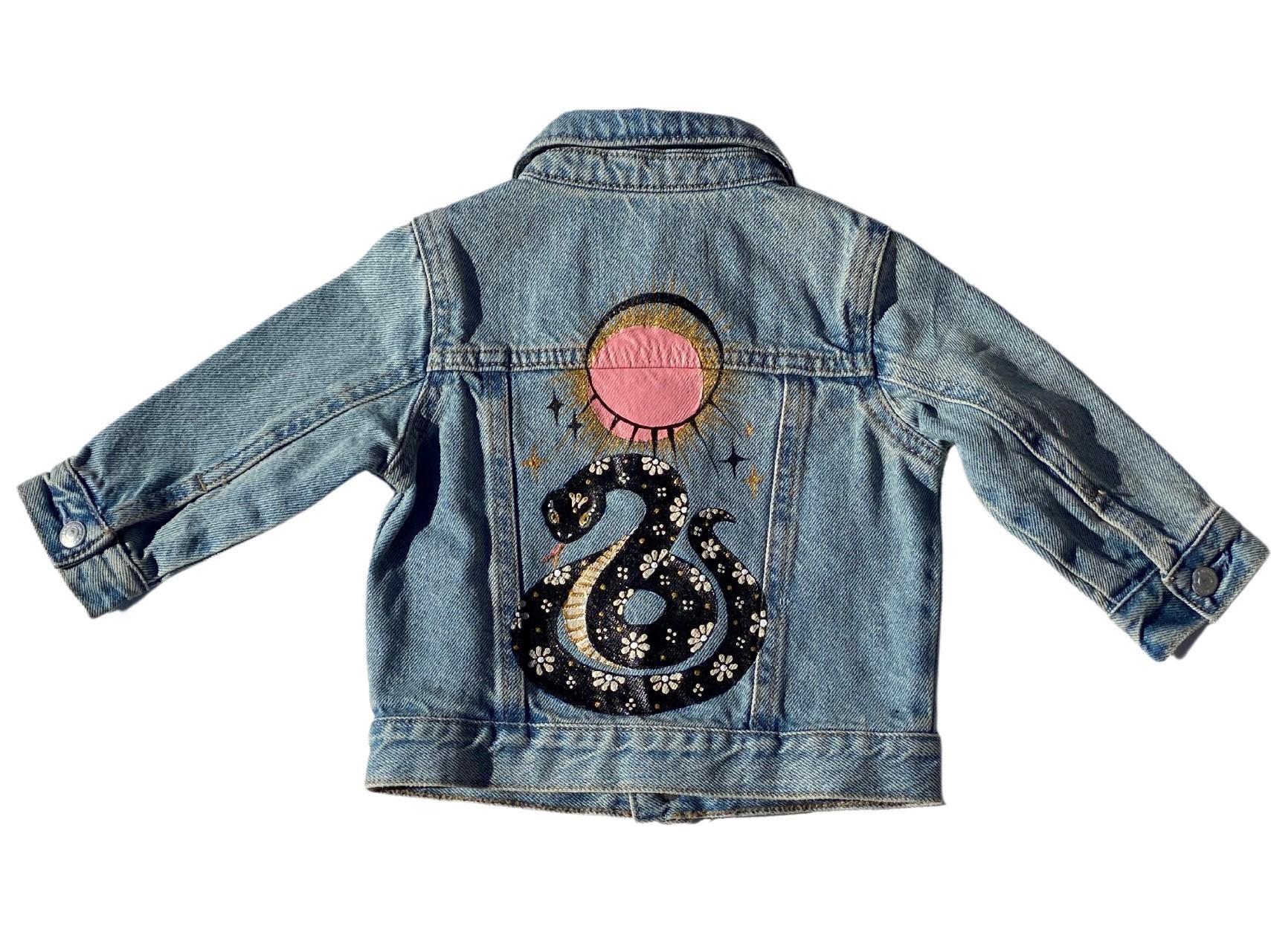 Snake Jean Jacket - Etsy