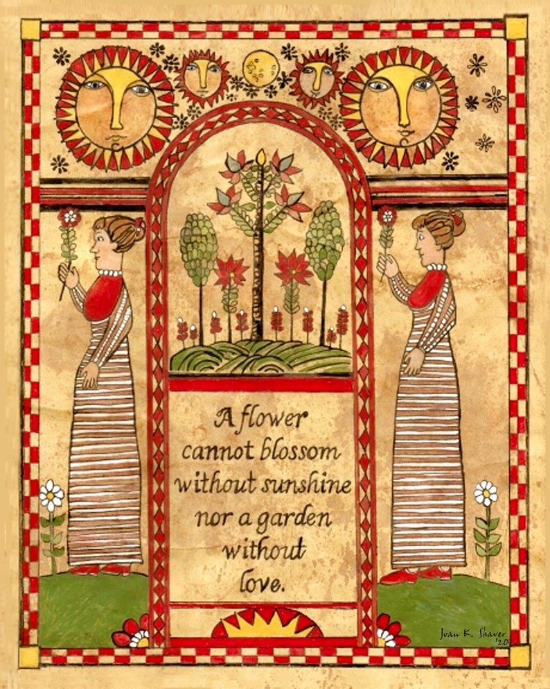 Pennsylvania Dutch Fraktur, German American Folk Art - Etsy