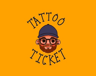 Danny Brito Tattoo Ticket - Permission To Use My Illustrations as Tattoo Design