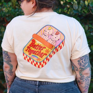 Better Together Kewpie Sardine T-shirt Back Graphic