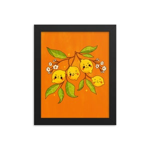 Bitter Lemons - Art Print - Choose Your Size - 5x7 8x10 standard size