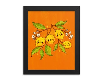 Bitter Lemons - Art Print - Choose Your Size - 5x7 8x10 standard size