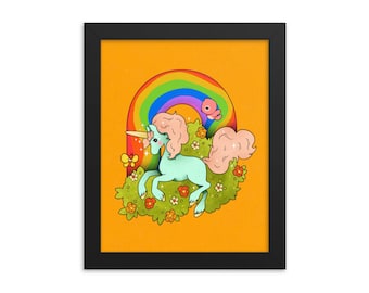 Unicorn - Art Print - Choose Your Size - 5x7 8x10 standard size