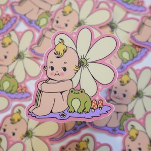 Kewpie Fairy - vinylsticker - schattig kawaii weerbestendig waterdicht