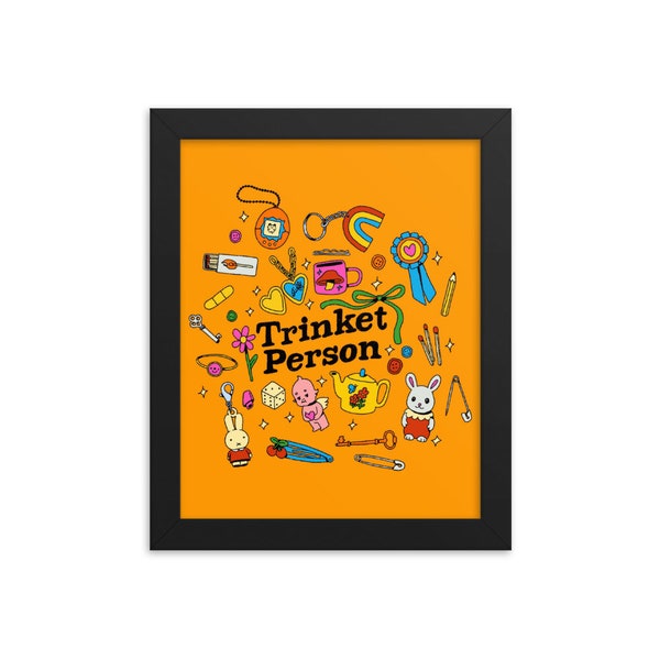 Trinket Person - Art Print - Choose Your Size - 5x7 8x10 standard size