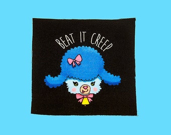 beat it creep! | Lamb Patch | Canvas Patch