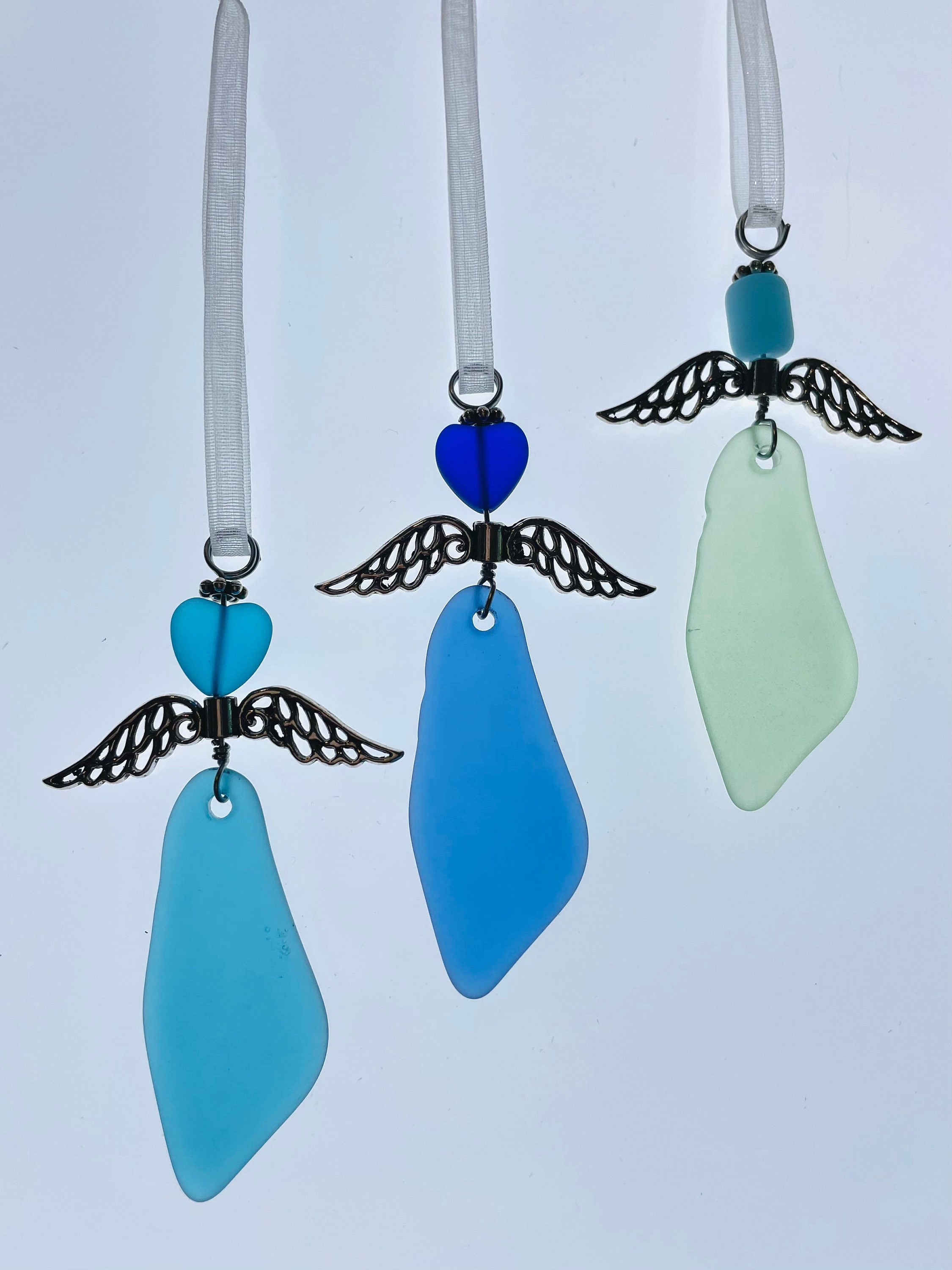 『Wish of an Angel.*』シーグラスアート Sea Glass Angel - Etsy