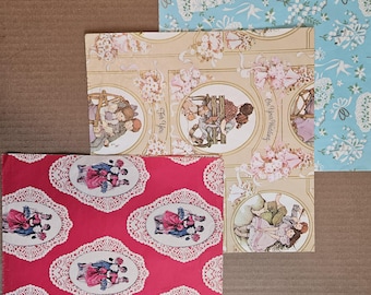 Wedding Season, Vintage Gift Wrap (3 Sheets)