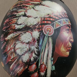 Vintage Half Helmet w/Custom Decal