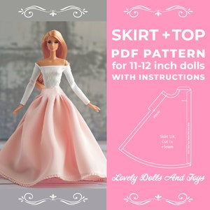 Barbie skirt pattern hotsell