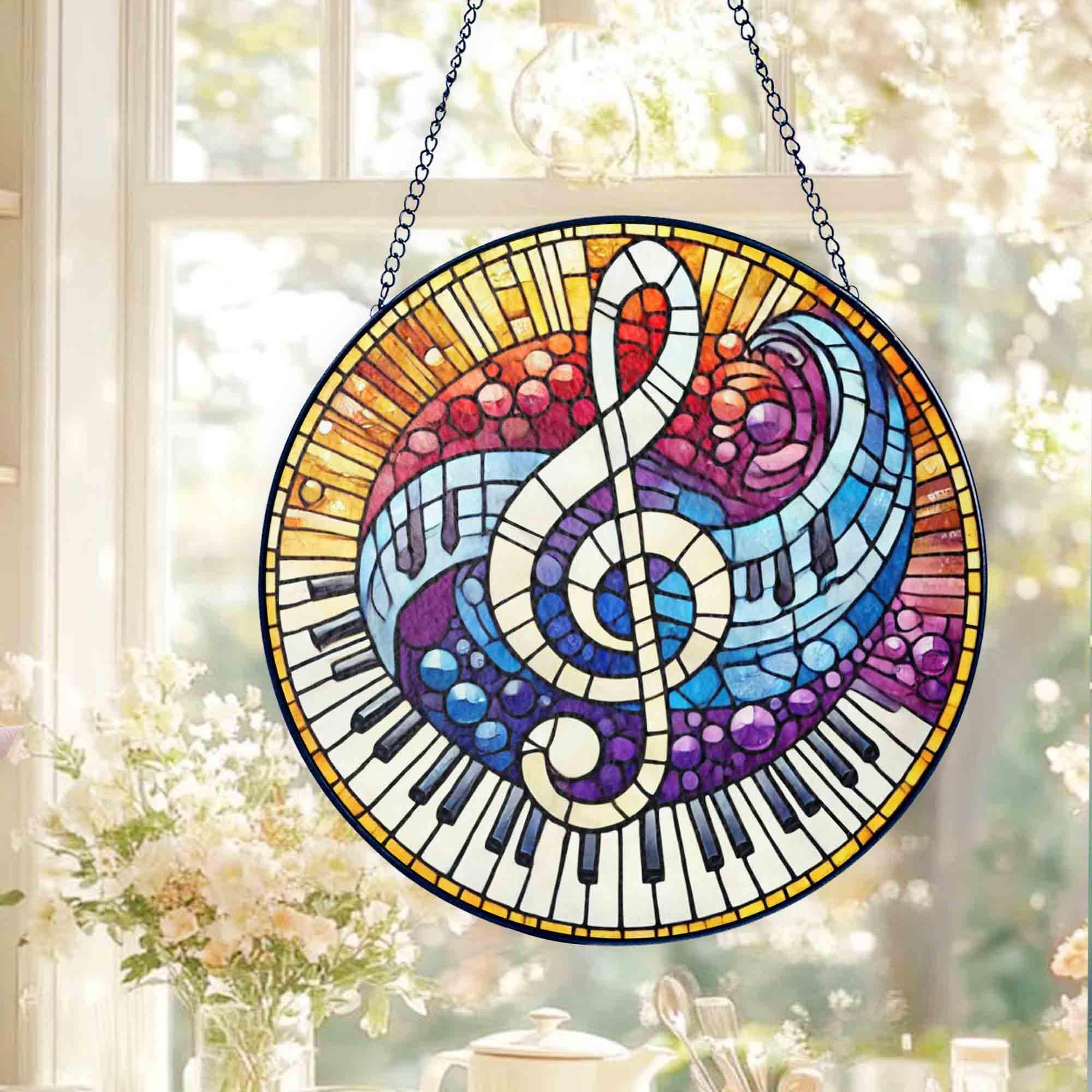 アート・デザイン・音楽 HOW TO WORK IN STAINED GLASS Stained Glass Music - Etsy