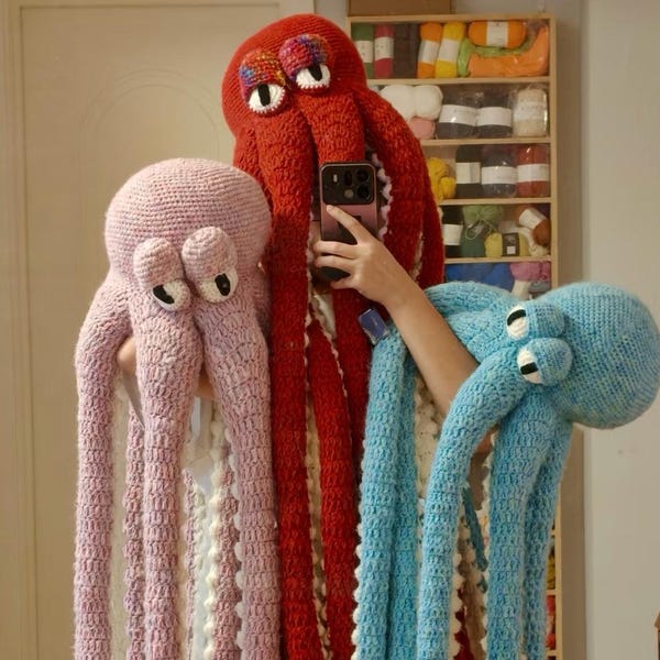 RBF Oversized Octopus Amigurumi Crochet Pattern - PDF Tutorial