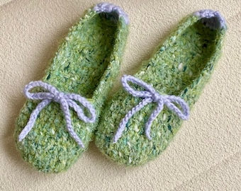 Women’s Soft Crochet Slippers Pattern – PDF