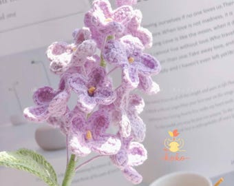 Lilac Crochet Pattern, Flower Bouquet Crochet Pattern, Crochet Flower Bouquet Patterns, Amigurumi Digital Mother Day Crochet Floral wedding