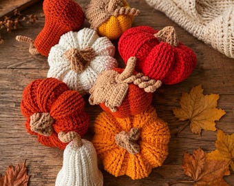 4-in-1 Autumn Pumpkin V2 Crochet Pattern – PDF Tutorial