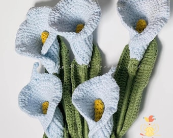 Calla Lily Flower Crochet Pattern – PDF