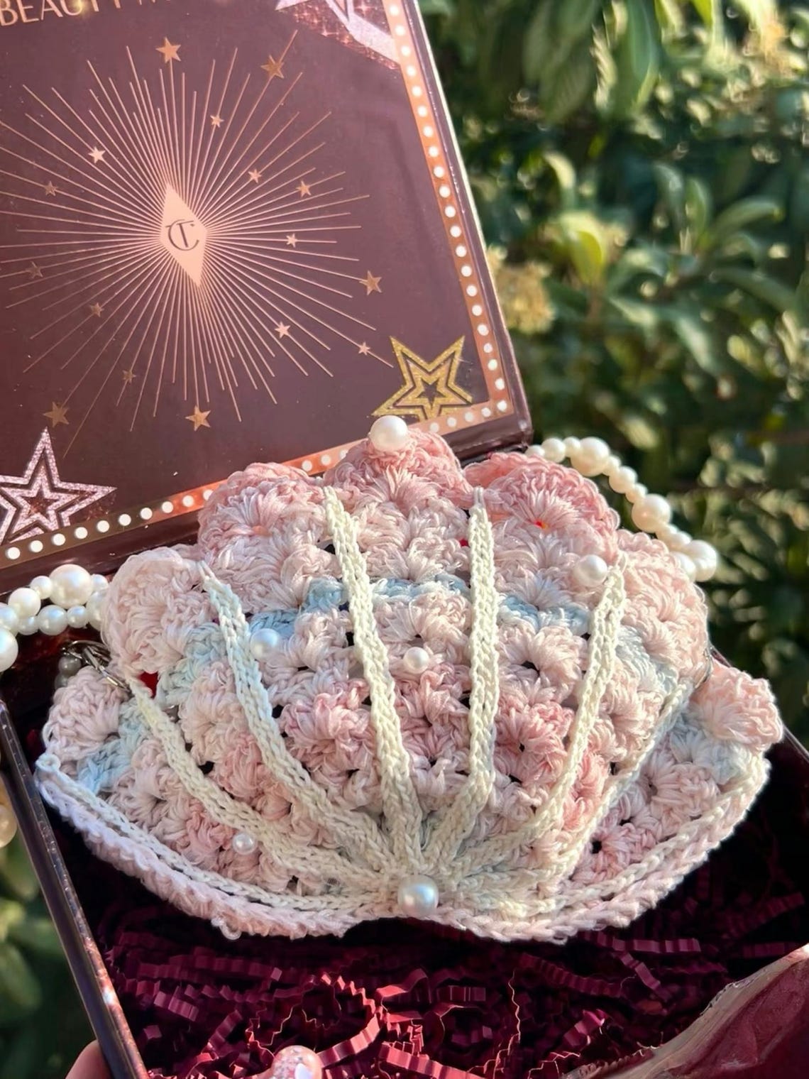 Seashell Crochet Bag Pattern – Cute Summer Purse PDF for Girls, Pearl ...