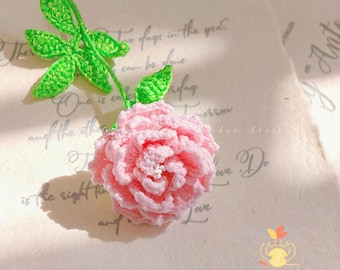 Peony Flower Crochet Pattern – PDF