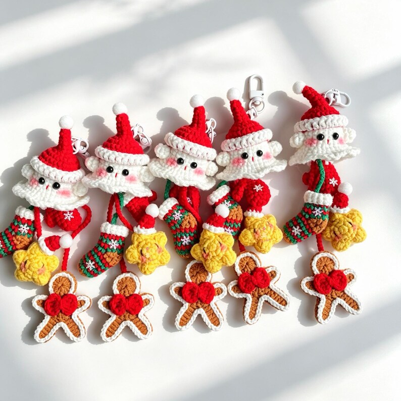 Häkelanleitung für einen 18-in-1-Cartoon-Geister-Hängeschmuck – PDF + Video-Tutorial Bild 10