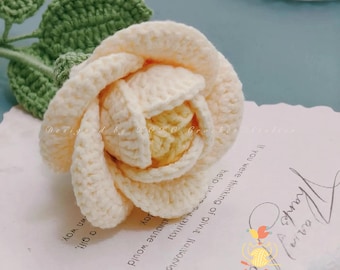 Rose Flower No. 5 Crochet Pattern – PDF